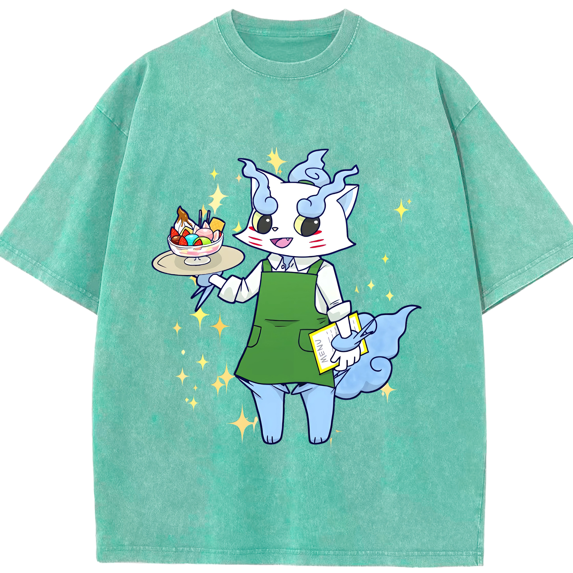 （画像用） 妖怪ウォッチ Yo-kai Watch 綿100% ヴィンテージ風 半袖Tシャツ（フロントプリント）